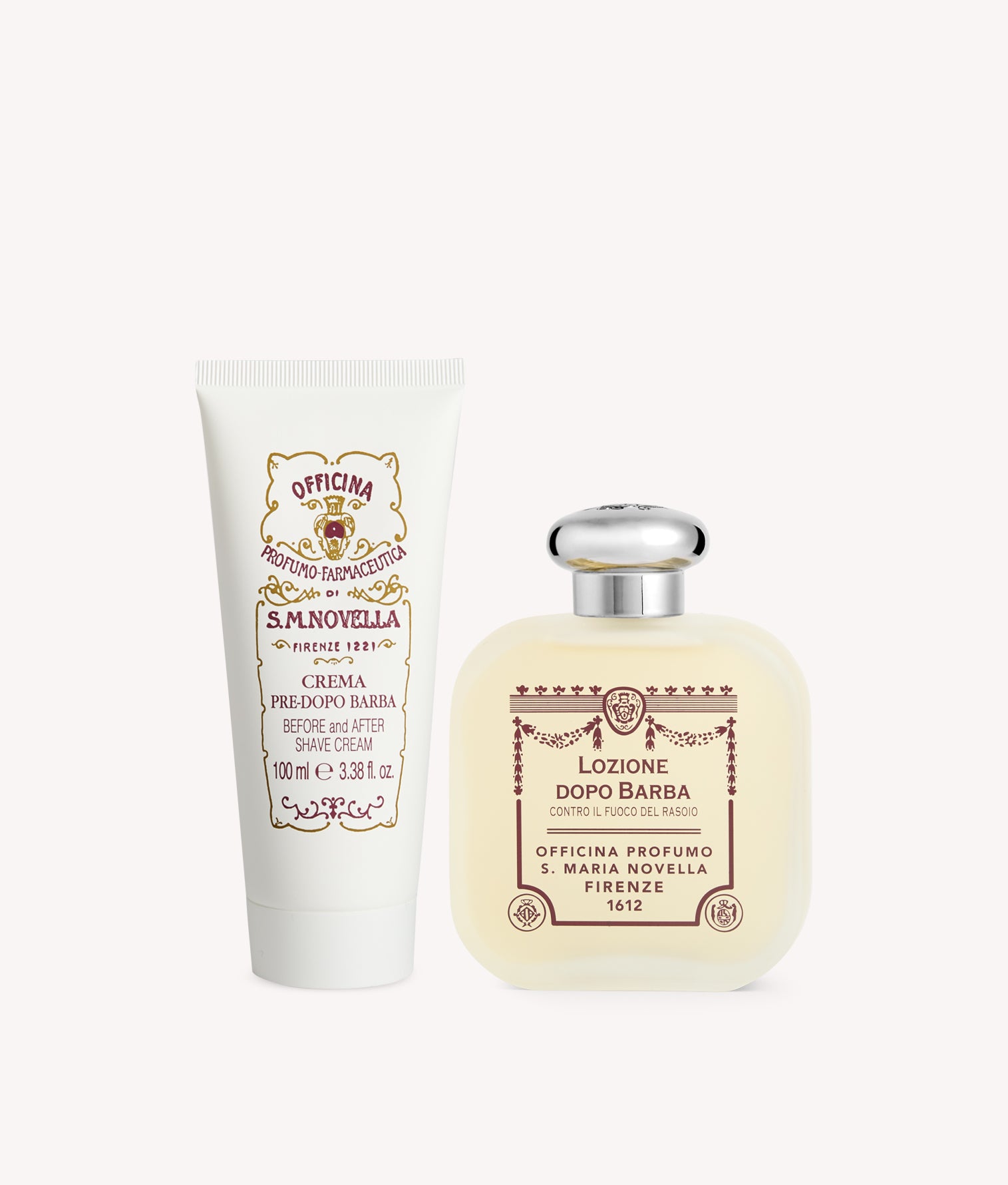 未使用品 サンタ マリア ノヴェッラ シェービング ブラシ プレ＆アフターシェービングクリーム 100ml｜サンタ・マリア・ノヴェッラ